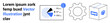© robu_s - Pie chart with dollar sign, gear symbolizing efficiency, and a package representing e-commerce. Ideal for business, finance, optimization, e-commerce, analytics, marketing startups simple landing