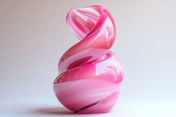 Poster - abstract 3d object, generative ai picture