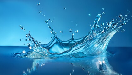 creative abstract water , water splashing background, water splash in motion showing beautiful movem