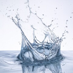 creative abstract water , water splashing background, water splash in motion showing beautiful movem