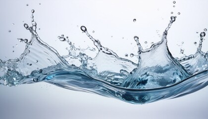 creative abstract water , water splashing background, water splash in motion showing beautiful movem