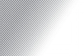 Poster - Diagonal gradient panel. Transparent fade square. Light angled shading. Vector checker background.