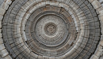 Poster - Spiral architecture design urban center abstract image circular structure aerial view modern concept for visual impact