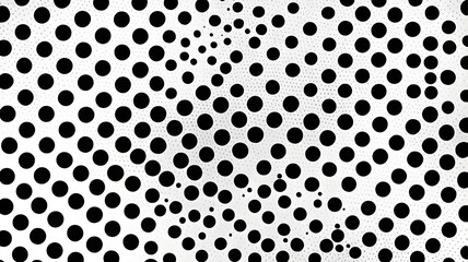 Poster - repeating circles: an intricate, modern pattern of uniform circles, their contrasting shades creatin