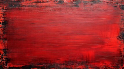Poster - Abstract Red Painted Board