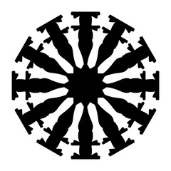 Poster - Geometric Shape In Black Outline
