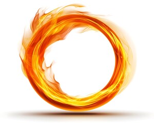 Poster - Abstract Fire Ring Design