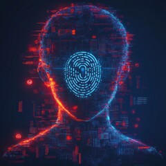 Poster - Biometric Authentication and Identity Verification in Cyberspace Digital Security Hologram Interface