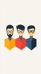 Poster - Three professionals representing teamwork and collaboration