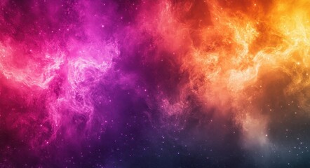 Wall Mural - Texture Light. Abstract and Colorful Galaxy Background with Galactic Nebula and Smoke Elements