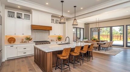 Poster - a home kitchen,stock photo