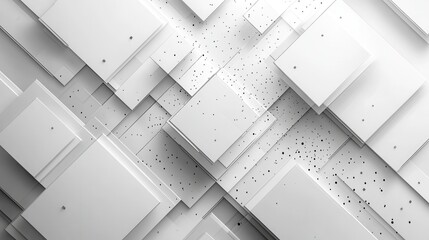 Aufkleber - abstract light grey white business background with squares shadow lines gray office cover banner diagonal diamonds stripe design premium minimal blank technology modern luxury blank text space