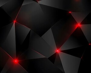 Aufkleber - Abstract Polygonal Dark Design