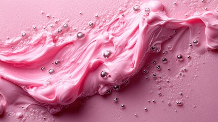 Aufkleber - banner samples of cosmetic care products smear of cream,gel texture on a light background,stock photo
