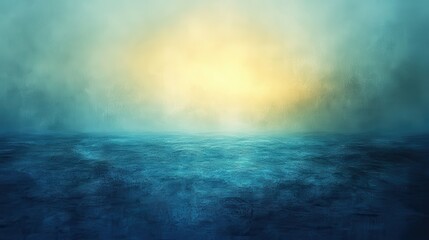 Poster - blue green gradient background,a smooth transition,grainy texture effect,stock image