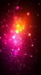 Poster - Abstract Network Design,  Digital Art
