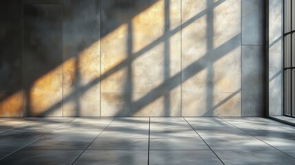 Fototapete - close up image of concrete wall,floor,shadow,plain gray texture,stock image