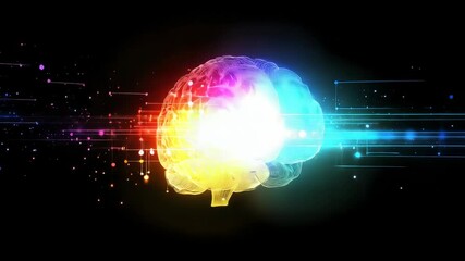 Poster - Medical researcher analyzing futuristic brain scan data on a high-tech screen,neuroscience innovation,artificial intelligence in healthcare,neurological diagnostics,brain activity visualization.