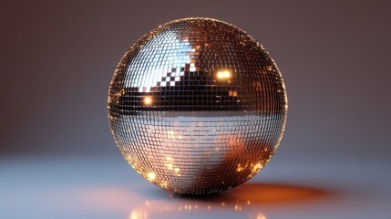 Aufkleber - disco ball isolated on transparent background