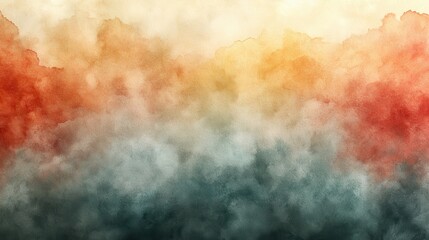 Poster - earthy watercolor background,brown green,terracotta hues blending softly for a natural organic texture,stock photo