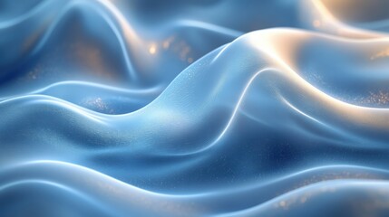Aufkleber - glowing blue abstract design,flowing stripes,luminous effects,stock image