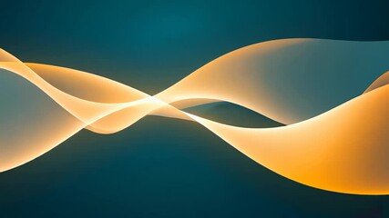 Poster - Beautiful flowing waves of color create a mesmerizing visual experience in abstract art display Generative AI