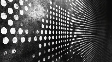 Poster - grunge noise gradient texture dirty grain background dotted halftone overlay sand dusty distressed wallpaper grungy grit pattern black white random dot texture for poster banner web,photo stock