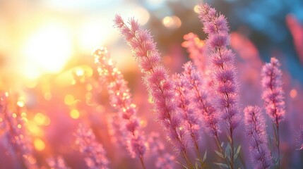 Poster - hairawn muhly grass,stock photo