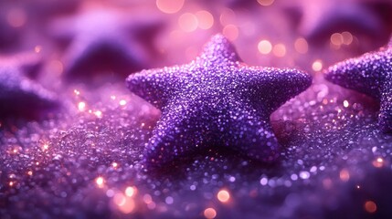 Aufkleber - image purple star background,photo stock