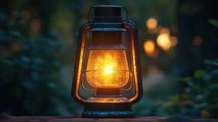 Poster - lantern isolated on a transparent background,photo stock