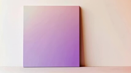 Poster - Exploring the beauty of minimalist art in a serene studio space at sunset with calming colors and soft light Generative AI