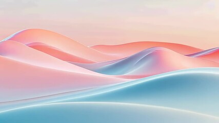 Poster - Soft waves of color dance in the serene landscape at dusk, creating a dreamy atmosphere in a tranquil setting Generative AI