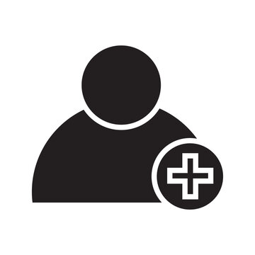 Group of people or group of users or add contact illustration Group icon, people icons set in trendy flat style. 10 EPS