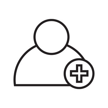Group of people or group of users or add contact illustration Group icon, people icons set in trendy flat style. 10 EPS