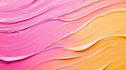 Poster - Colours Abstract paint stroke background with vivid hues creating a sense of energy and creativity.