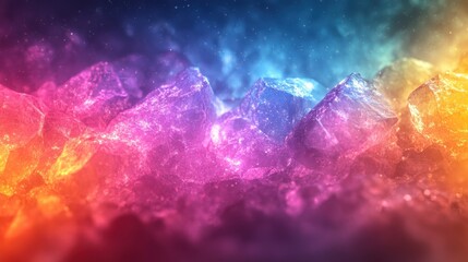 Poster - rainbow prism overlay background,stock image