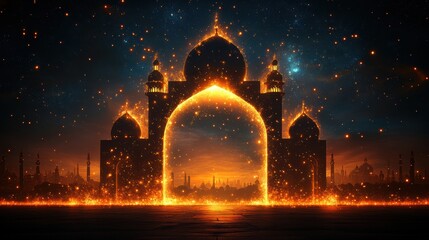 Aufkleber - ramadan kareem islamic calligraphy text banner,poster,photo stock