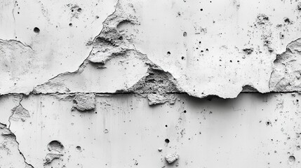 Poster - seamless of close up of abstract grey concrete wall texture background isolated on white background copy space for text