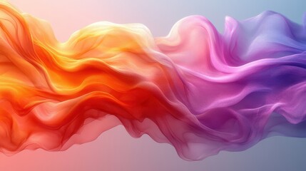 Fototapete - serene abstract,flowing color waves,photo stock