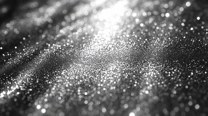 Leinwandbilder - shiny grainy silver foil textured aluminum metallic abstract blurred gradient monochrome plain background,stock image
