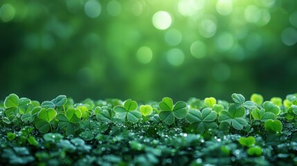 Poster - st patricks day background,clovers