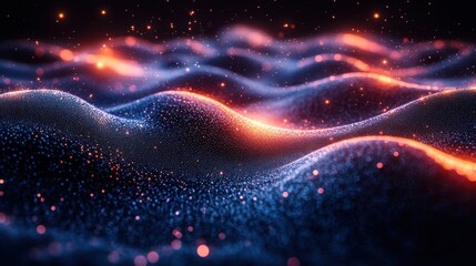 Poster - technology digital data abstract background data analysis,access to digital data digital cyberspace,particles,digital data network connections 3d rendering,photo stock