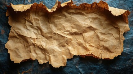 Poster - torn piece of brown paper,texture