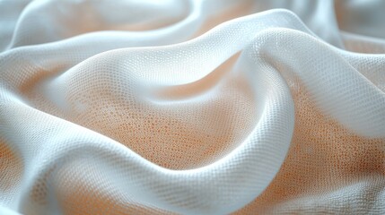 Aufkleber - white sports clothing fabric jersey football shirt texture top view close up,photo stock