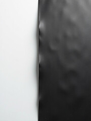 Aufkleber - A Wide Banner Featuring An Abstract Metal Texture On A White And Black Background Provides Ample Space For Your Design.