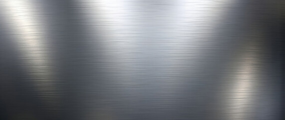Leinwandbilder - Brushed metal texture background reflecting light beams