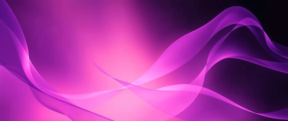 Leinwandbilder - Abstract purple waves flowing seamlessly in digital space
