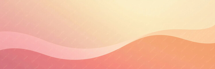 Aufkleber - Soft, Colorful Gradient With Ombre Effect In Shades Of Gold, Pink, Peach, And Orange On An Abstract Background For A Design Template.