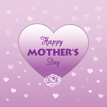​Happy Mother's Day modern background with decor elements