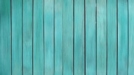 Poster - This image features a vibrant turquoise wooden background, ideal for use in various graphic design projects, presentations, or as a stylish backdrop for product photography.